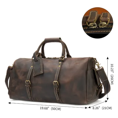 GENUINE LEATHER HIGH END TRAVEL BAG MR4016CH