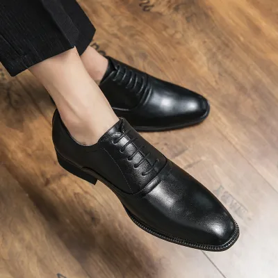 BRITISH HEIGHTENING BUSINESS FORMAL LEATHER SHOE GB-2888