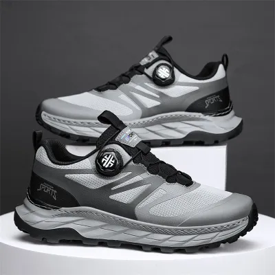 BREATHABLE ROTATING BUTTON RUNNING SHOE GB-5711