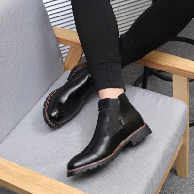 CROSS-BORDER KOREAN FASHION LEATHER BOOT GB-6565