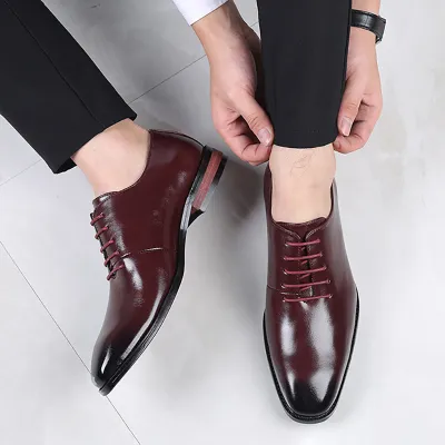 BREATHABLE BRITISH TREND HEIGHTENING FORMAL SHOE GB-0218