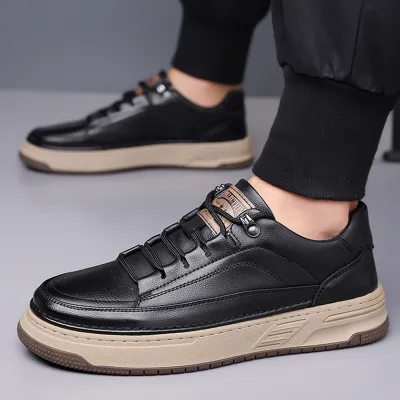 YOUTH VERSATILE TRENDY CASUAL LEATHER SHOE GB-9333