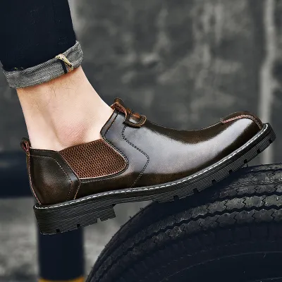 LOW-TOP RETRO BIG HEAD WEAR-RESISTANT CHELSEA BOOT GB-6017