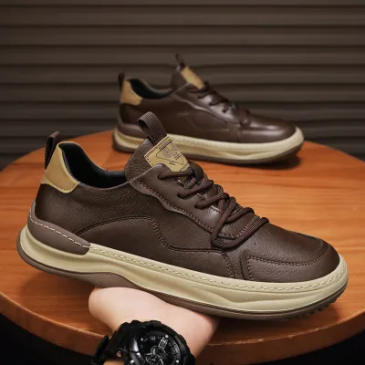 RETRO SPORTS LEATHER DEODORANT CASUAL SHOE GB-6021