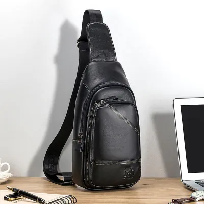 COWHIDE CHEST BAG OL91021B