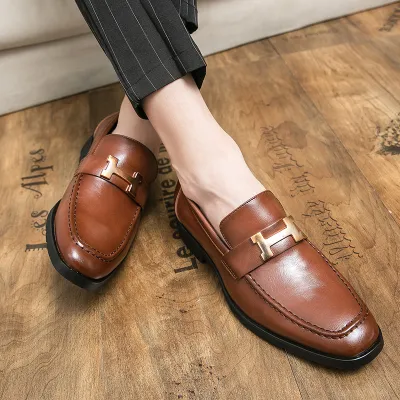 H-BUCKLE SLIP-ON LOAFER 0381BR