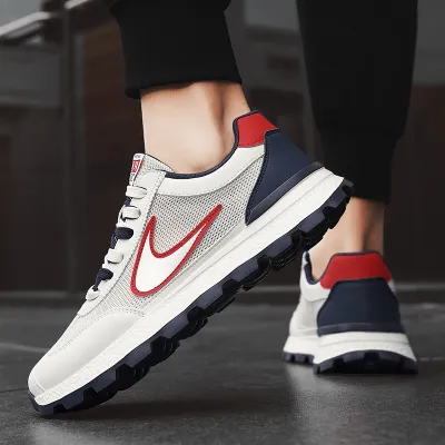 MEN'S BREATHABLE LIGHTWEIGHT SOFT SOLE RUNNING CASUAL  SHOES GB-8210 