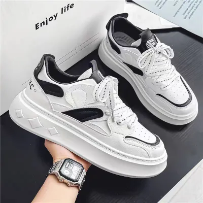 THICK-SOLED HEIGHT-ENHANCING BREAD SHOES A980W