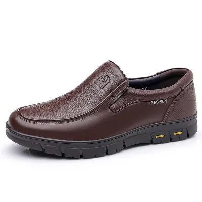  BREATHABLE BRITISH SOFT SOLE COMFORTABLE LEATHER SHOES 0160br