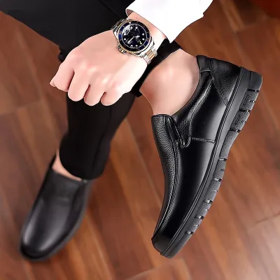  BREATHABLE BRITISH SOFT SOLE COMFORTABLE LEATHER SHOES 0160b