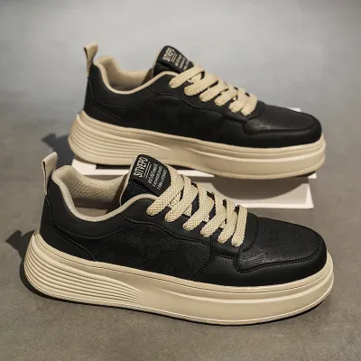 BREATHABLE LOW-TOP THICK-SOLED SNEAKER 8397B