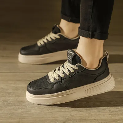 BREATHABLE LOW-TOP THICK-SOLED SNEAKER 8397B
