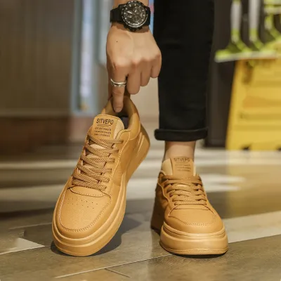 BREATHABLE LOW-TOP THICK-SOLED SNEAKER GB-8397