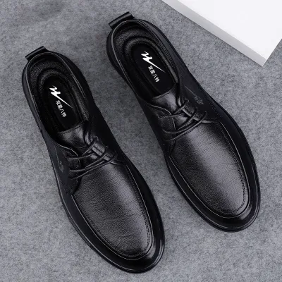  BREATHABLE BRITISH SOFT SOLE COMFORTABLE LEATHER SHOES 2801B