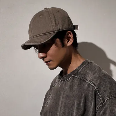 AMERICAN HIP-HOP RETRO SHORT BRIM BASEBALL CAP GB-B009