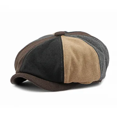 COLORBLOCK AMERICAN STYLE OCTAGONAL CAP GB-2501