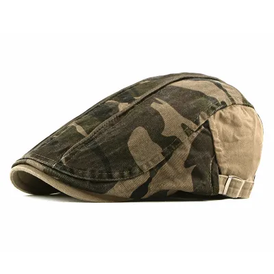 CAMOUFLAGE KOREAN STYLE DUCKBILL CAP GB-0842