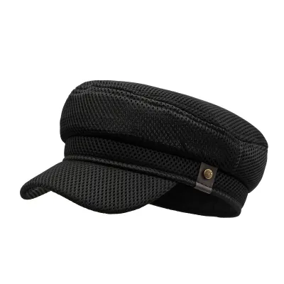 BREATHABLE MESH DUCKBILL FLAT CAP GB-2338