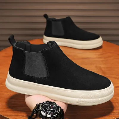 BRITISH TREND HIGH TOP CASUAL SHOE 0558B