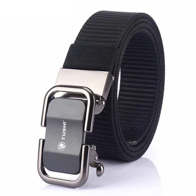 AUTOMATIC BUCKLE NYLON BRAIDED BELT GB-6045