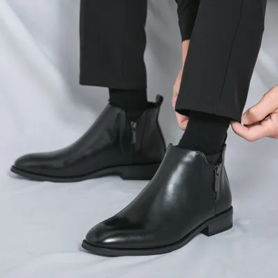 CROSS-BORDER AUTUMN AND WINTER CLASSIC RETRO CHELSEA BOOTS GB-4119