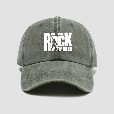 ROCK PUNK SUN VISOR BASEBALL CAP 1318ARGR