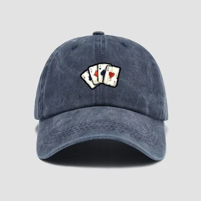 POKER RETRO BASEBALL CAP 9201Bl