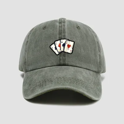 POKER RETRO BASEBALL CAP 9201ARGR