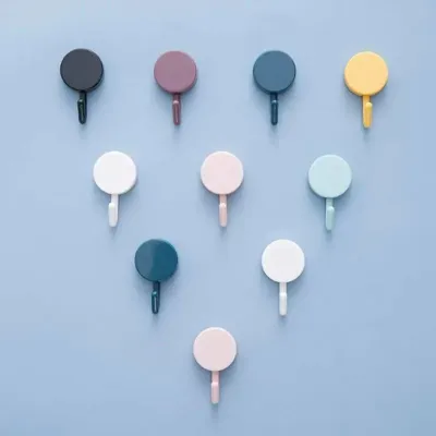 10 Pcs Colorful Wall Hook Set