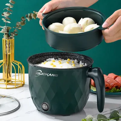 Portable Electric Cooking Pot Cooker with Steamer