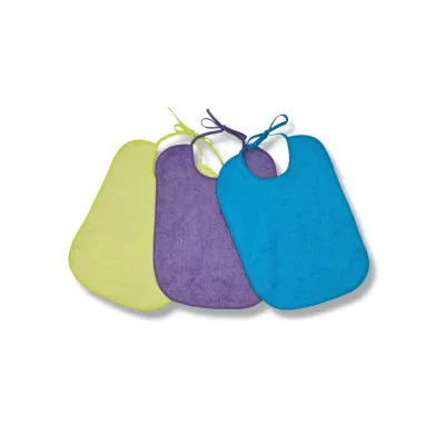 MICROFIBER BABY FEEDING BIB 6 PCS