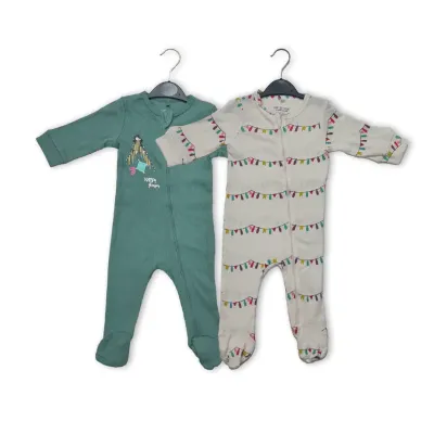 BABY SLEEPING ROMPER 2 PCS SET