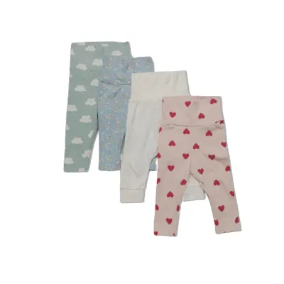 4Pcs Assorted Color Baby Trouser Set