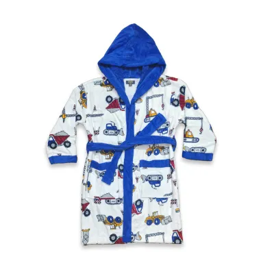 BABY HOODED BATHROBE