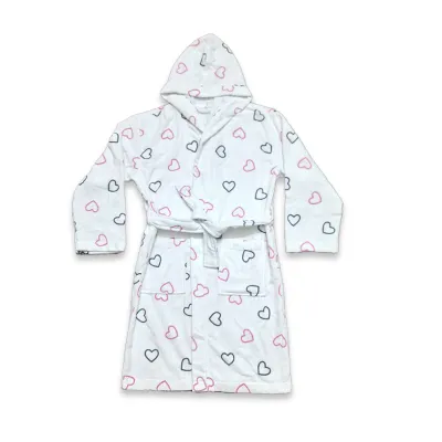 BABY HOODED BATHROBE