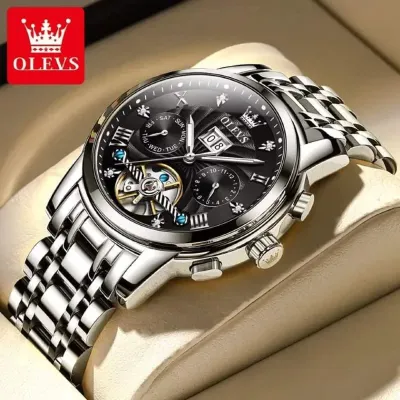 OLEVS Automatic Men’s Stainless Steel Luminous Watch. O-621