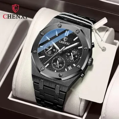 CHENXI Mens Chronograph Stainless Steel Watch. O-624