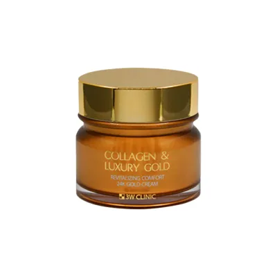 3W Clinic Collagen & Luxury Gold Revitalizing Comfort Cream 24k Gold 100ml