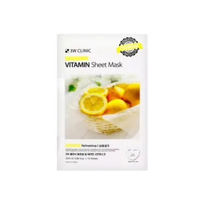 3W Clinic Essential Up Vitamin Sheet Mask 25ml