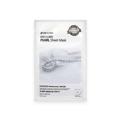 3W Clinic Essential Up Pearl Sheet Mask 25ml