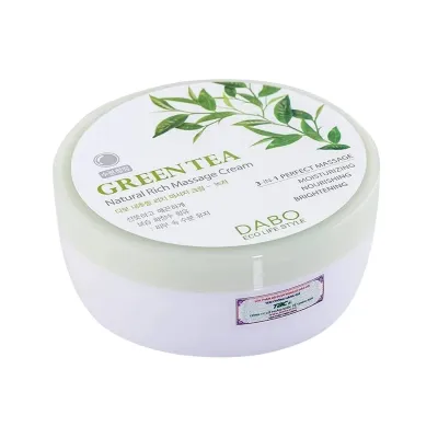 Dabo Green Tea Natural Rich Massage Cream 200ml