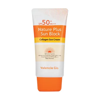 Valencia Gio Nature Plus Sun Block Collagen Sun Cream SPF 50+ 70ml