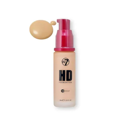 W7 12 Hour Hd Foundation Honey 30ml