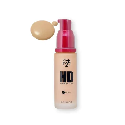 W7 12 Hour HD Foundation 30ml - Creme Brule