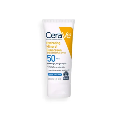 Cerave Hydrating Sunscreen Broad Spectrum SPF50 75ml (USA)