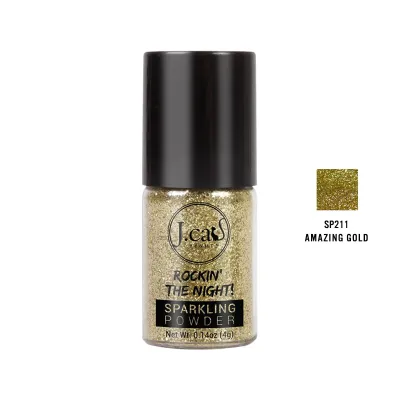 J.Cat Rockin� The Night Sparkling Powder SP211 Amazing Gold 4g