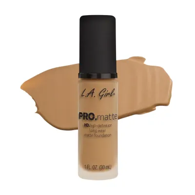 LA Girl Pro Matte Hd Long Wear Matte Foundation 675 Medium Beige 30ml