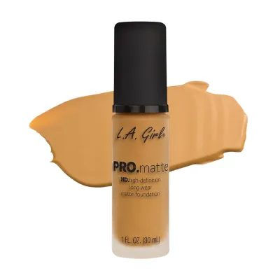 LA Girl Pro Matte Hd Long Wear Matte Foundation 677 Soft Honey 30ml