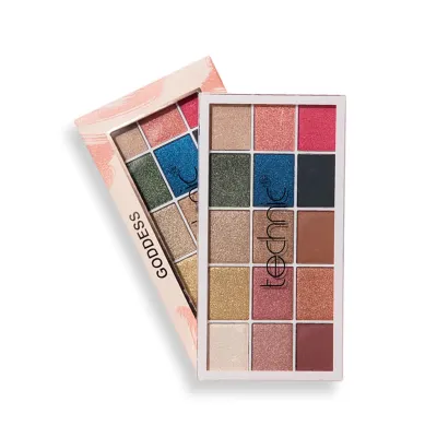 Technic 15 Color Eye Shadow Palette - Goddess - 30g