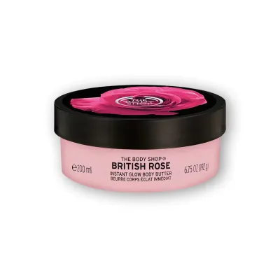 The Body Shop British Rose Instant Glow Body Butter 200ml